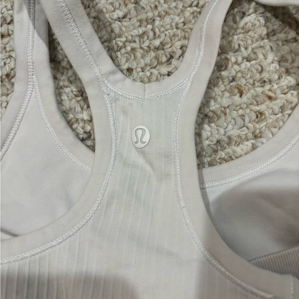 Lululelmon White Tank Top